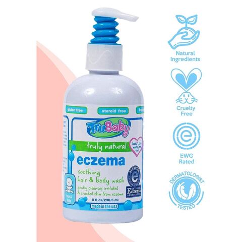 Trukid Trubaby Eczema Wash 236ml Yüz ve Vücut Şampuanı