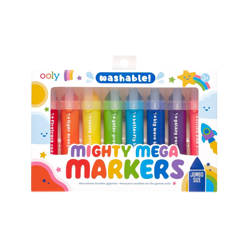 Ooly Mighty Mega Jumbo 8’li Keçeli Kalem