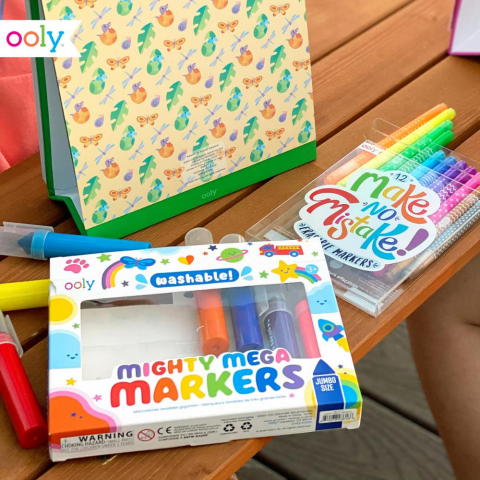 Ooly Mighty Mega Jumbo 8’li Keçeli Kalem