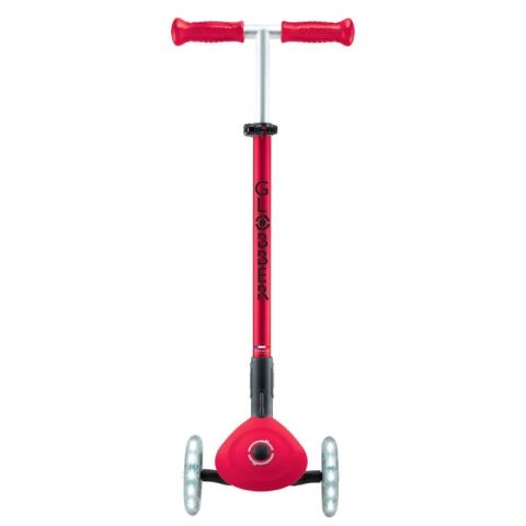 Globber Elite Deluxe Işıklı Scooter - Kırmızı