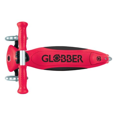Globber Elite Deluxe Işıklı Scooter - Kırmızı