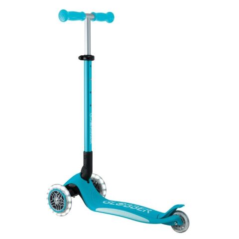 Globber Elite Deluxe Işıklı Scooter - Mavi