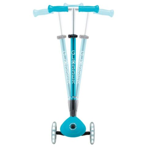 Globber Elite Deluxe Işıklı Scooter - Mavi