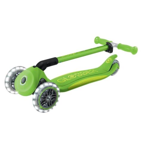 Globber Elite Deluxe Işıklı Scooter - Elma Yeşili