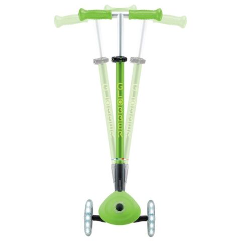 Globber Elite Deluxe Işıklı Scooter - Elma Yeşili
