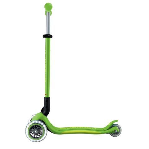 Globber Elite Deluxe Işıklı Scooter - Elma Yeşili