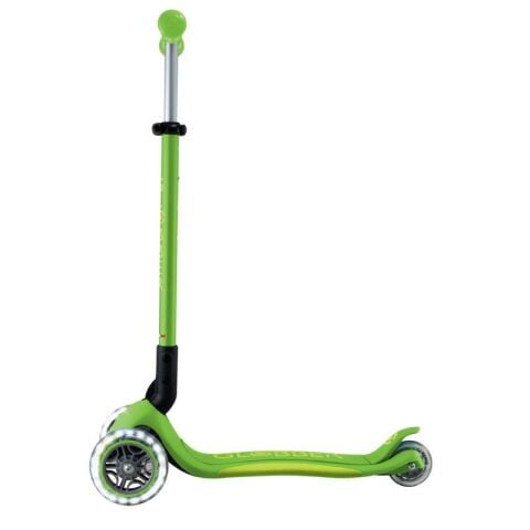Globber Elite Deluxe Işıklı Scooter - Elma Yeşili