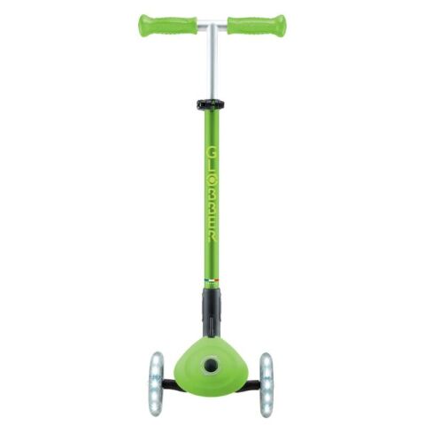 Globber Elite Deluxe Işıklı Scooter - Elma Yeşili