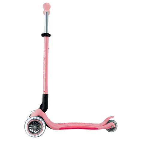 Globber Elite Deluxe Işıklı Scooter - Pastel Pembe