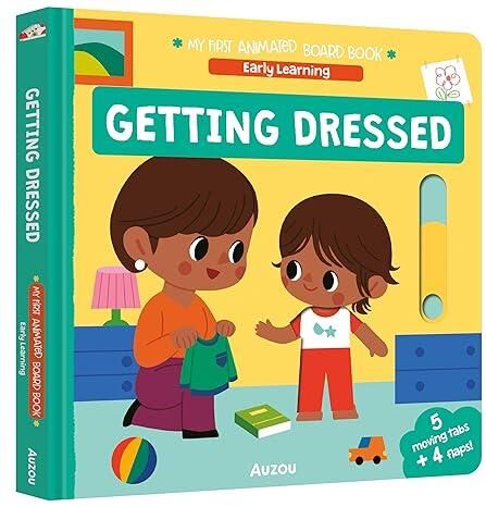 My First Animated Board Book: Getting Dressed (Early Learning) - Auzou Publishing