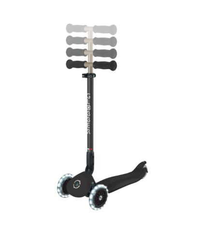 Globber Go Up Deluxe Işıklı Scooter - Siyah