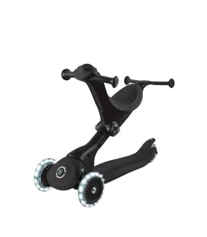 Globber Go Up Deluxe Işıklı Scooter - Siyah