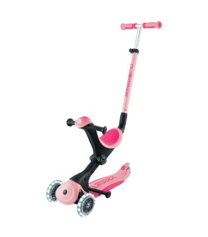 Globber Go Up Deluxe Işıklı Scooter - Pastel Pembe
