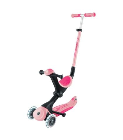 Globber Go Up Deluxe Işıklı Scooter - Pastel Pembe