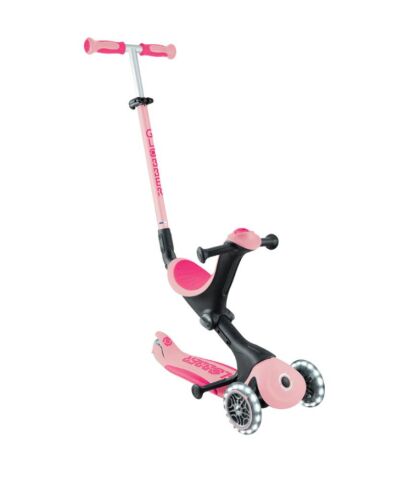 Globber Go Up Deluxe Işıklı Scooter - Pastel Pembe