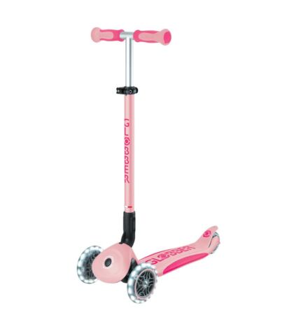 Globber Go Up Deluxe Işıklı Scooter - Pastel Pembe