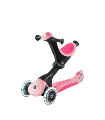 Globber Go Up Deluxe Işıklı Scooter - Pastel Pembe