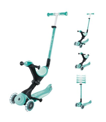 Globber Go Up Deluxe Işıklı Scooter - Mint Yeşili