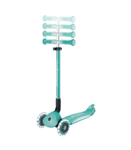 Globber Go Up Deluxe Işıklı Scooter - Mint Yeşili