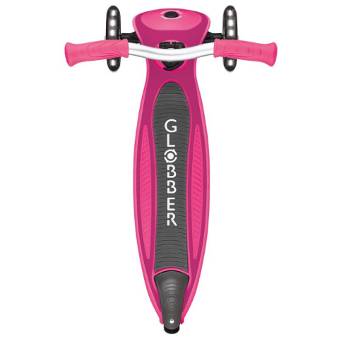 Globber Master Işıklı Katlanabilir Scooter - Fuşya