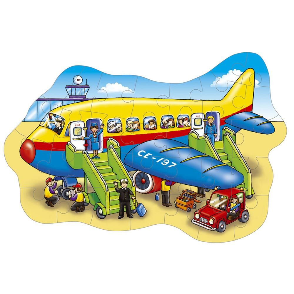 Orchard Toys Büyük Uçak Yapbozu (Big Aeroplane Puzzle) 3+Yaş