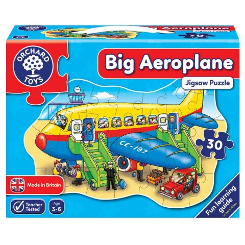 Orchard Toys Büyük Uçak Yapbozu (Big Aeroplane Puzzle) 3+Yaş