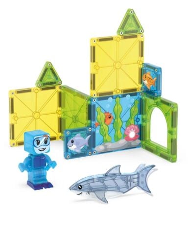Magna-Tiles - Shark Dive Manyetik Bloklar - 13 Parça