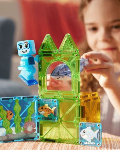 Magna-Tiles - Shark Dive Manyetik Bloklar - 13 Parça