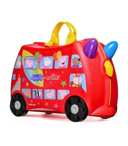 Trunki Çocuk Bavulu - Peppa Pig Party Bus