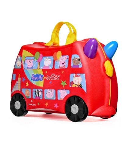 Trunki Çocuk Bavulu - Peppa Pig Party Bus