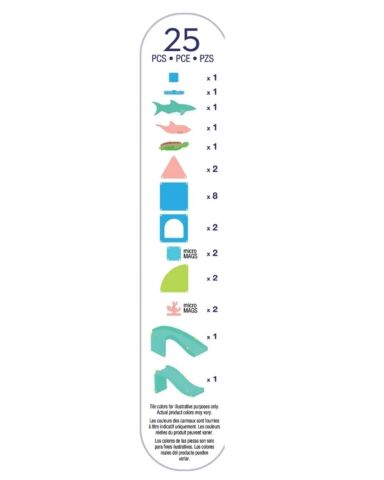 Magna-Tiles - Coral Reef Manyetik Bloklar - 25 Parça