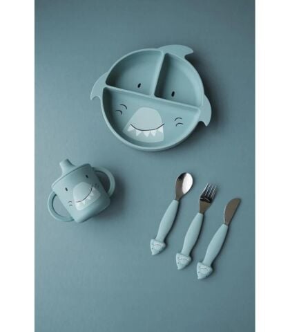 Trixie Silikon Vakumlu Bölmeli Tabak Mr.Shark