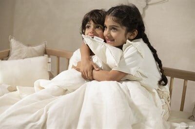 Lin Francais Çocuk Nevresim Kılıfı, Off White