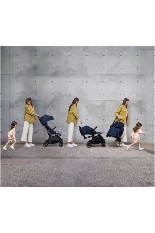 Inglesina Now Kendiliğinden Katlanan Tek Hamlede Açılan Kabin Boy Bebek Arabası - Splash Blue