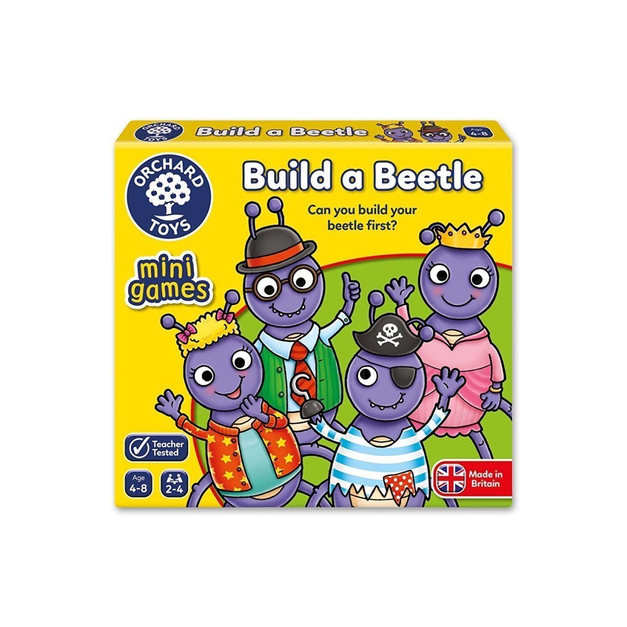 Orchard Toys Build a Beetle (Sevimli Böcek Sayma ve Eşleştirme)4+