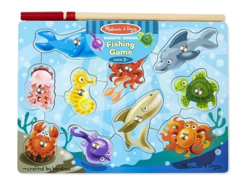 Melissa&Doug Ahşap Mıknatıslı Balık Tutma