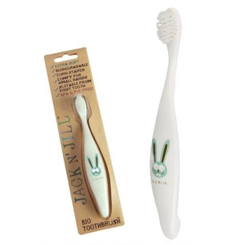 Jack N Jill Natural Toothbrush Bunny El Yapımı Doğal Diş Fırçası