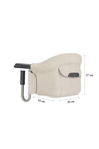 Inglesina Fast Masaya Takılan Taşınabilir Mama Sandalyesi - Desert Beige