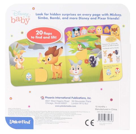 Disney Baby: Lift A Flap Peek A Boo - Pi Kids