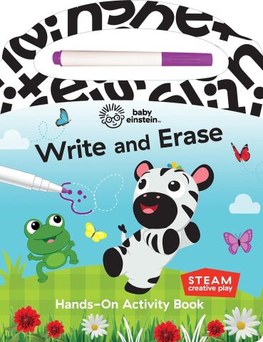 Baby Einstein: Write and Erase Hands-On Activity Book -  Pi Kids