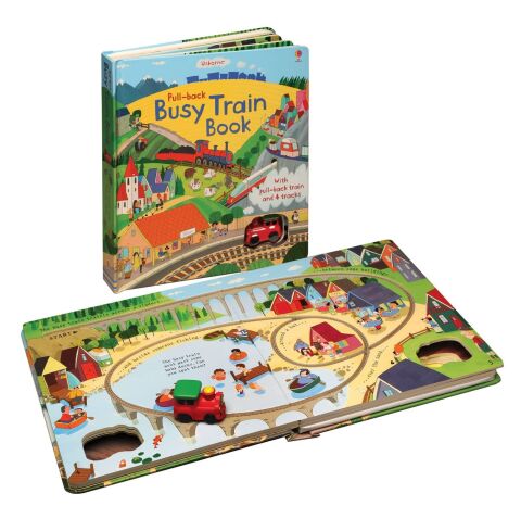 Wind Up: Pull-back Busy Train Book - Usborne Publishing