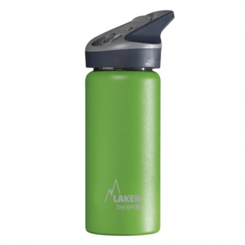 Laken Jannu Çelik Termos Pipetli Suluk (0.5L) // Yeşil