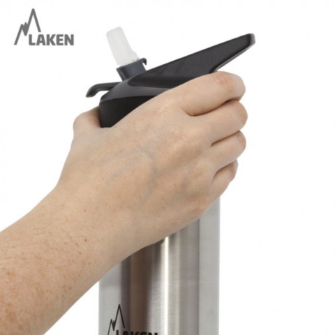Laken Jannu Çelik Termos Pipetli Suluk (0.5L) // Yeşil