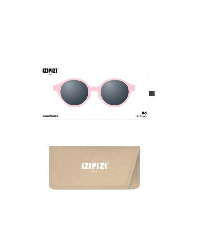 Izipizi - Sun Baby #d Pastel Pink 0-3 Yaş - Pembe Bebek Güneş Gözlüğü