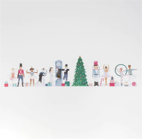 Meri Meri - Nutcracker Card - Nutcracker Tebrik Kartı