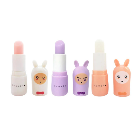 Inuwet Trio Glitter Lip Balm Dudak Nemlendirici Set // Mauve
