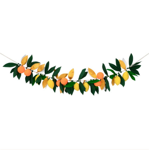 Meri Meri - Citrus Fruti Garland - Turunçgiller Meyve Asılan Süs