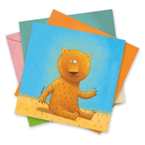 Djeco Yapıştırma Kartları / Create Animals