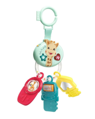 Sophie la Girafe - Lights & Sound Sesli ve Işıklı Anahtar Çıngırak