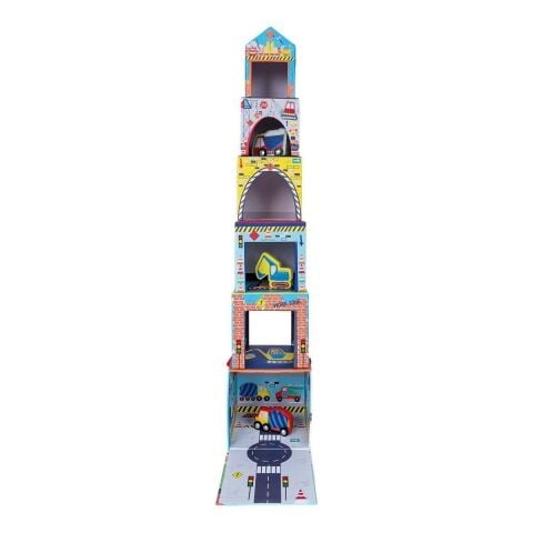 Floss & Rock Ahşap Figürlü Küpler / Constructıon